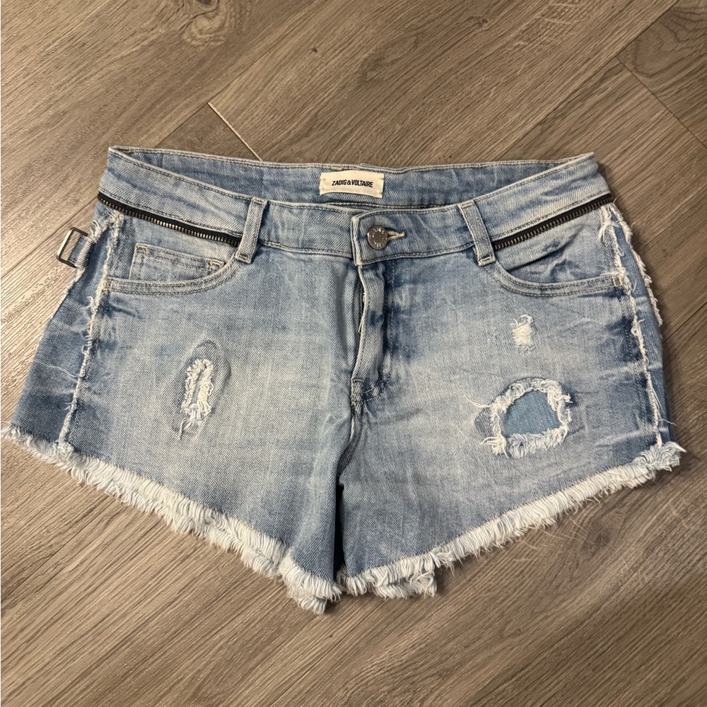 Zadig And Voltaire Short Denim Jeans EU Size 36